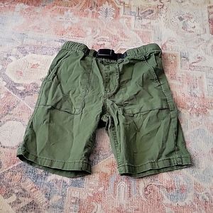 Camo green shorts